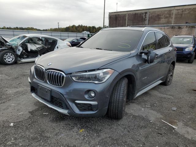 WBXHT3C33H5F82715 - 2017 BMW X1 XDRIVE2 GRAY photo 2