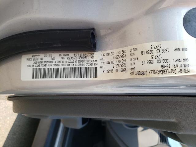 1J8HG48N17C554350 - 2007 JEEP COMMANDER 银色 照片 10