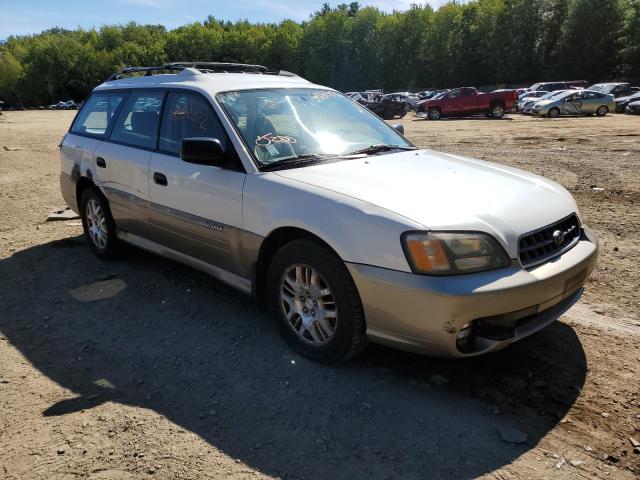 4S3BH675647609158 - 2004 SUBARU LEGACY OUT WHITE photo 1