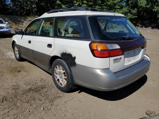 4S3BH675647609158 - 2004 SUBARU LEGACY OUT WHITE photo 3