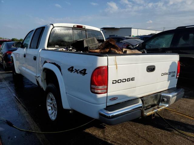 1D7HG48N33S324824 - 2003 DODGE DAKOTA QUA WHITE photo 3