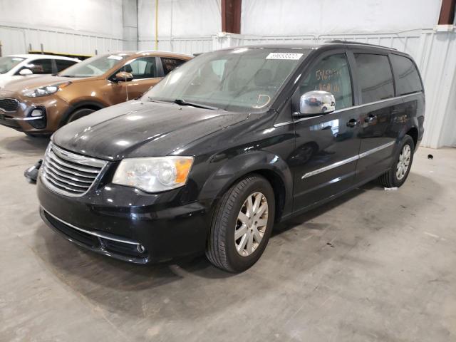 2A4RR8DG2BR713598 - 2011 CHRYSLER TOWN & COU BLACK photo 2