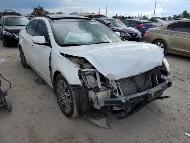 KNALN4D79E5154596 - 2014 KIA CADENZA PR WHITE photo 1