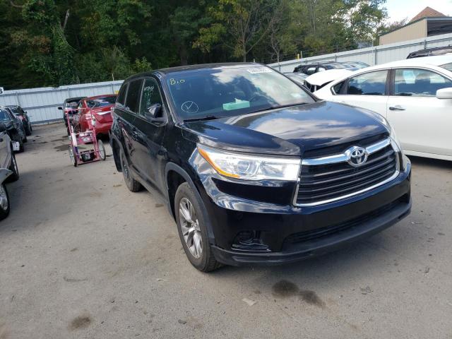 5TDBKRFH3ES022311 - 2014 TOYOTA HIGHLANDER BLACK photo 1