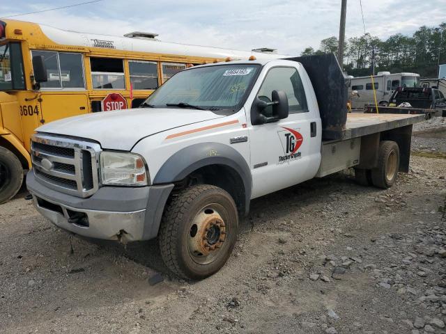 1FDXF47P85EB69616 - 2005 FORD F450 SUPER WHITE photo 2