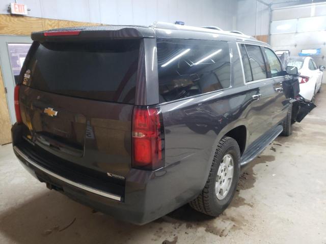 1GNSKJKC9JR326304 - 2018 CHEVROLET SUBURBAN K GRAY photo 4