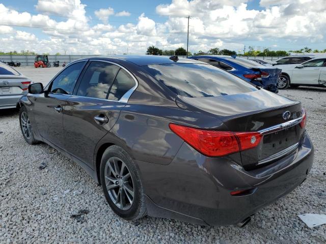 JN1EV7AP5HM740176 - 2017 INFINITI Q50 PREMIU BEIGE photo 3