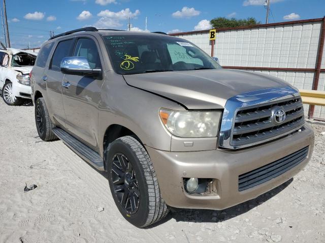 5TDBY68A38S012315 - 2008 TOYOTA SEQUOIA LI GOLD photo 1