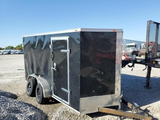 7JKBE1227MH005136 - 2021 TRAIL KING ENCLOSED შავი ფოტო 1