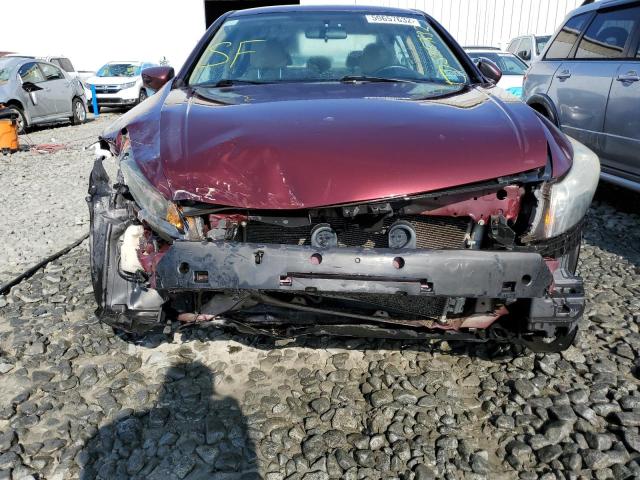 1HGCP2F30BA077018 - 2011 HONDA ACCORD LX BURGUNDY photo 9