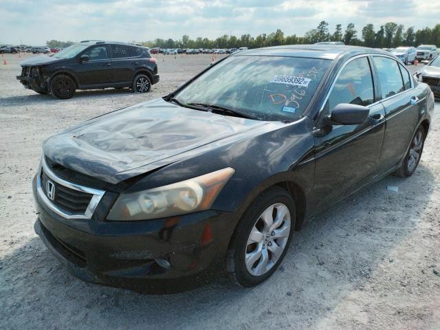 1HGCP36859A005226 - 2009 HONDA ACCORD EXL BLACK photo 2