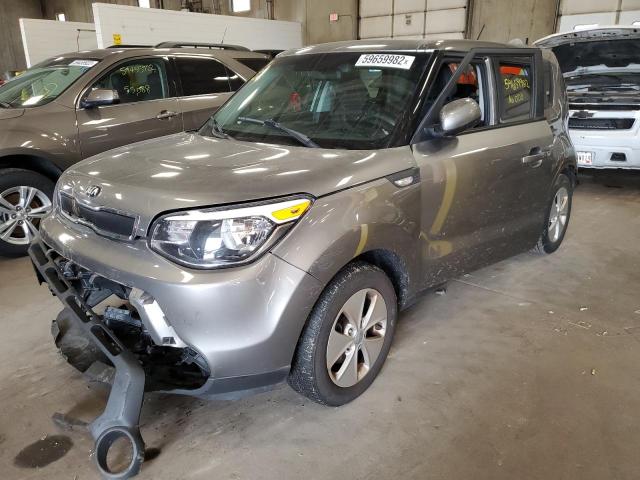 KNDJN2A23E7109018 - 2014 KIA SOUL CHARCOAL photo 2