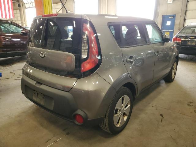 KNDJN2A23E7109018 - 2014 KIA SOUL CHARCOAL photo 4