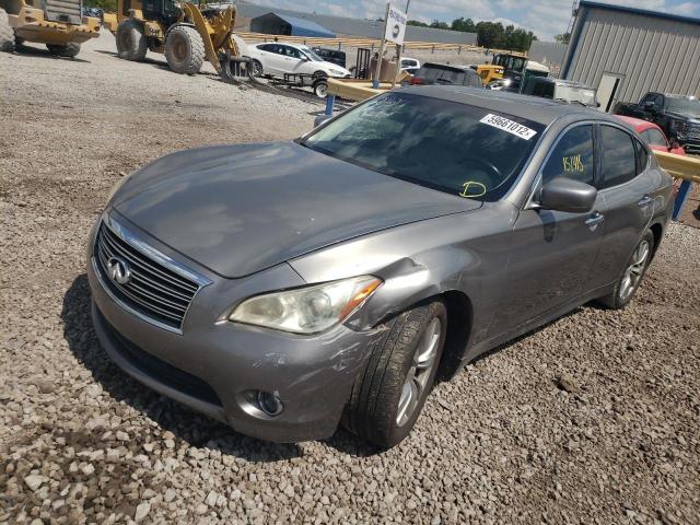 JN1BY1AP8CM330357 - 2012 INFINITI M37 SILVER photo 2