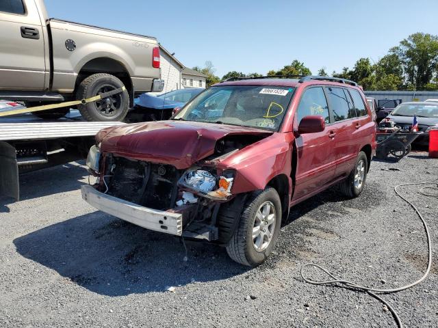 JTEHP21A870223071 - 2007 TOYOTA HIGHLANDER BURGUNDY photo 2