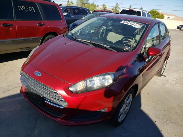 3FADP4BJ9EM220841 - 2014 FORD FIESTA SE RED photo 2