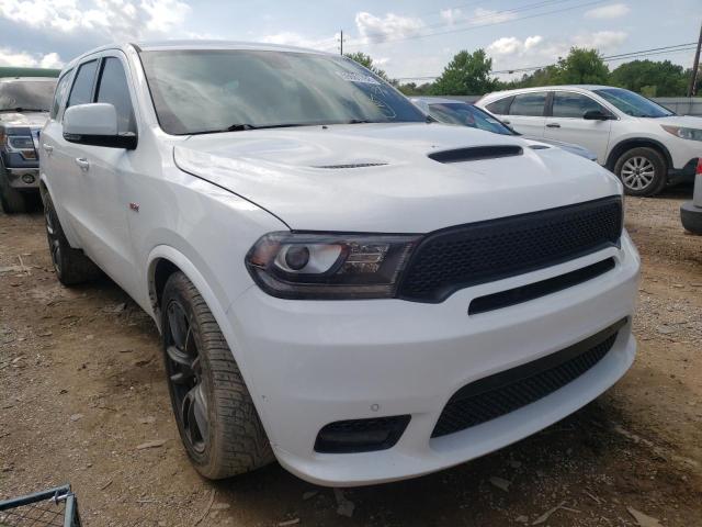 1C4SDJGJ0JC198046 - 2018 DODGE DURANGO SR WHITE photo 1