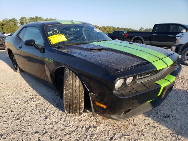 2C3CDYAG6EH274600 - 2014 DODGE CHALLENGER BLACK photo 1