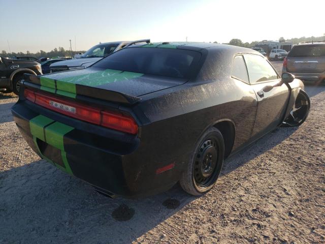 2C3CDYAG6EH274600 - 2014 DODGE CHALLENGER BLACK photo 4