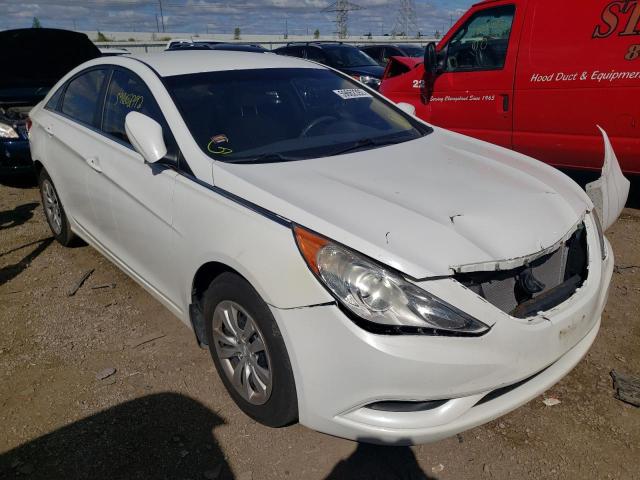 5NPEB4AC0BH144282 - 2011 HYUNDAI SONATA GLS WHITE photo 1