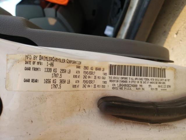 1J8HG48N36C246000 - 2006 JEEP COMMANDER 白色 照片 10