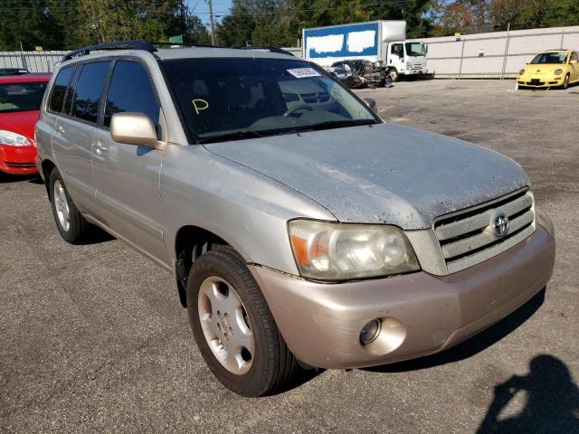 JTEDP21A570145296 - 2007 TOYOTA HIGHLANDER GOLD photo 1