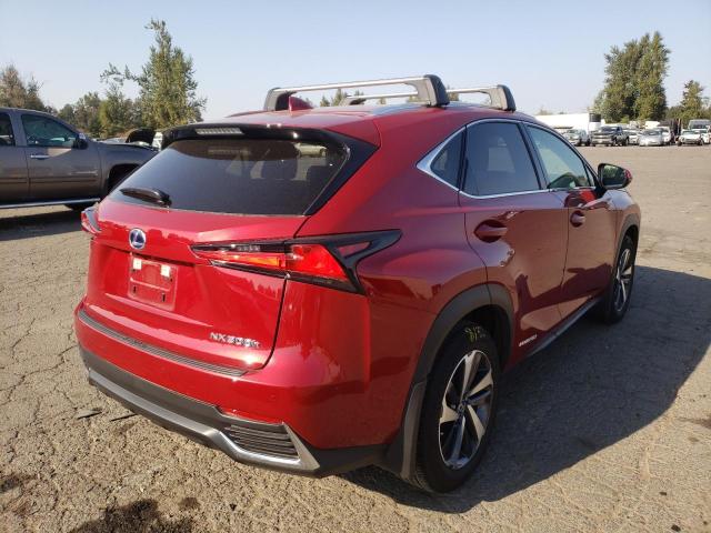 JTJGJRDZ4L5010138 - 2020 LEXUS NX 300H RED photo 4