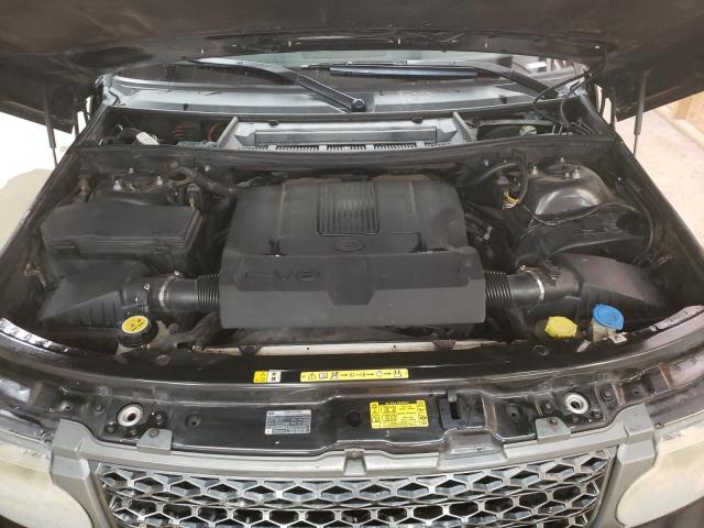 SALME1D42BA331139 - 2011 LAND ROVER RANGE ROVE BLACK photo 7