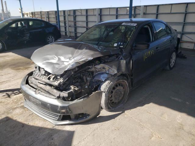 3VW2K7AJ2CM394604 - 2012 VOLKSWAGEN JETTA BASE 灰色 照片 2