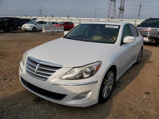 KMHGC4DH9CU199992 - 2012 HYUNDAI GENESIS 5. WHITE photo 2