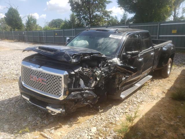 1GT42YEY5HF128901 - 2017 GMC SIERRA K35 BLACK photo 2