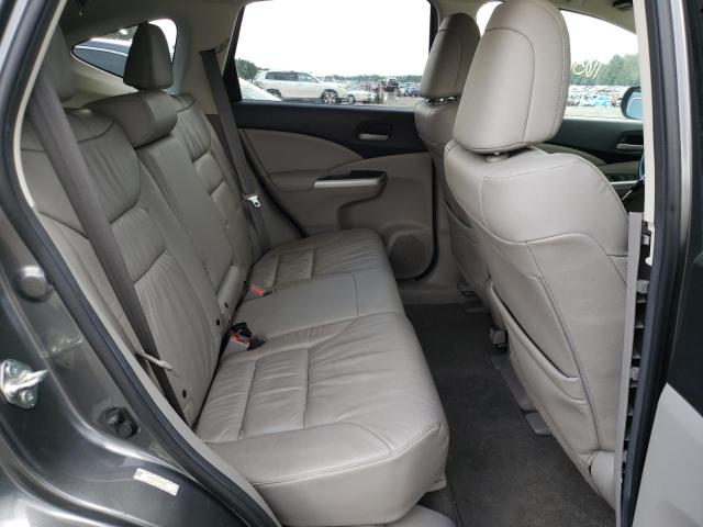 2HKRM3H78DH515934 - 2013 HONDA CR-V EXL GRAY photo 6