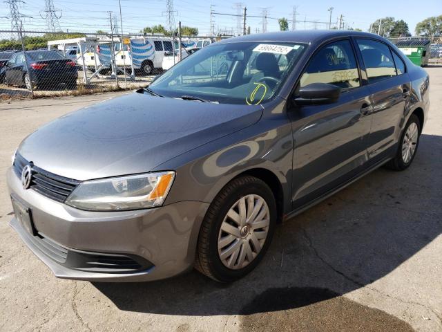 3VW2K7AJ5BM080749 - 2011 VOLKSWAGEN JETTA BASE 银色 照片 1