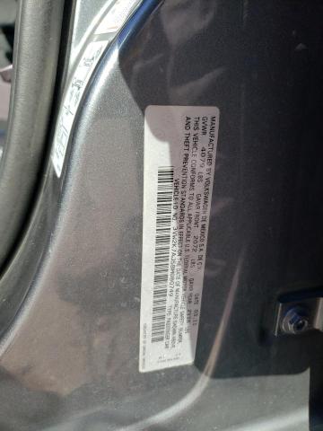 3VW2K7AJ5BM080749 - 2011 VOLKSWAGEN JETTA BASE 银色 照片 12