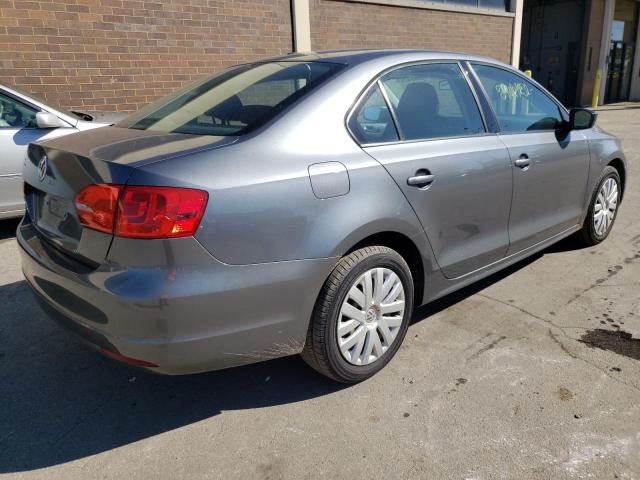 3VW2K7AJ5BM080749 - 2011 VOLKSWAGEN JETTA BASE 银色 照片 3