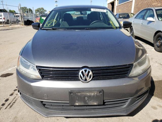 3VW2K7AJ5BM080749 - 2011 VOLKSWAGEN JETTA BASE 银色 照片 5