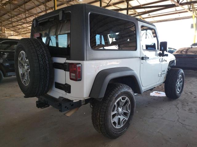 1C4AJWAG1EL121206 - 2014 JEEP WRANGLER S WHITE photo 4