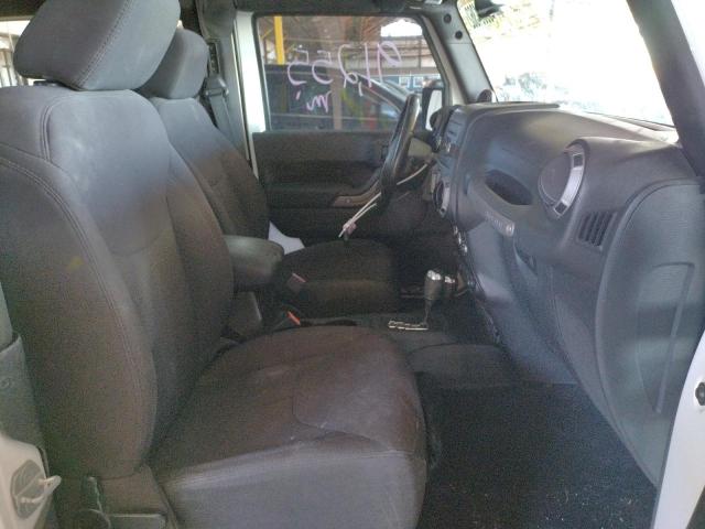 1C4AJWAG1EL121206 - 2014 JEEP WRANGLER S WHITE photo 5