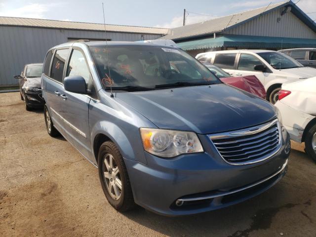 2C4RC1BG5CR192041 - 2012 CHRYSLER TOWN & COU BLUE photo 1