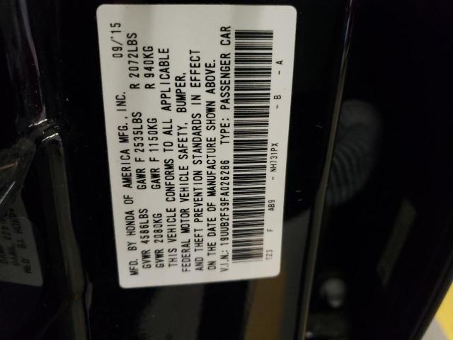 19UUB2F59FA026286 - 2015 ACURA TLX TECH BLACK photo 10