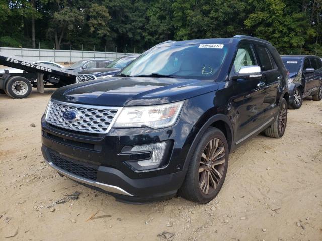 1FM5K8HT9GGC38410 - 2016 FORD EXPLORER P BLACK photo 2