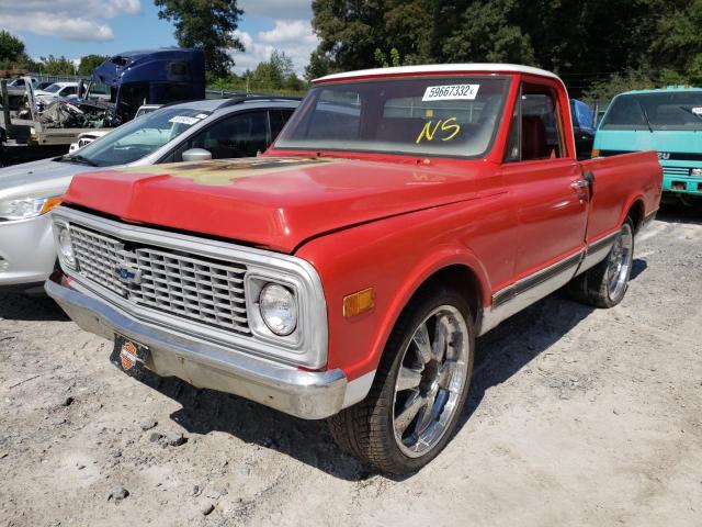 CCE142A151920 - 1972 CHEVROLET C10 RED photo 2