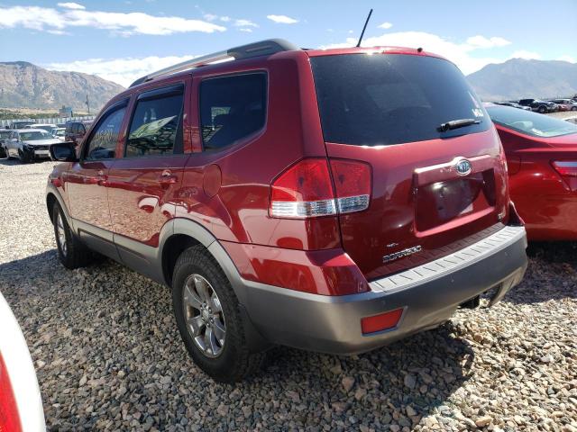 KNDJH741895019193 - 2009 KIA BORREGO LX RED photo 3