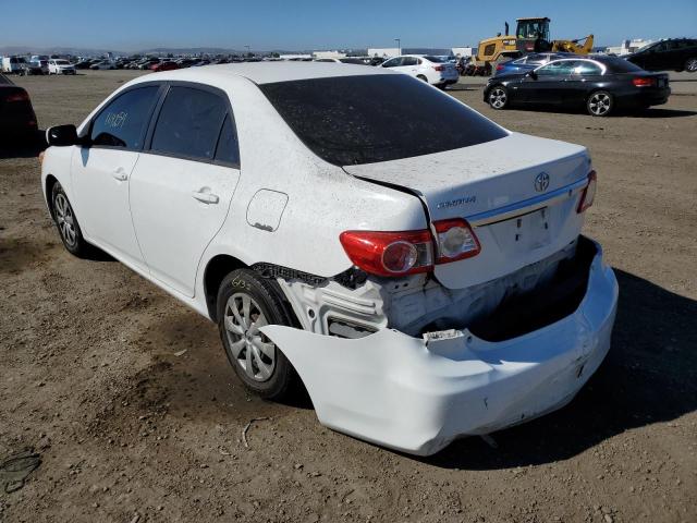 5YFBU4EE5CP022224 - 2012 TOYOTA COROLAA WHITE photo 3