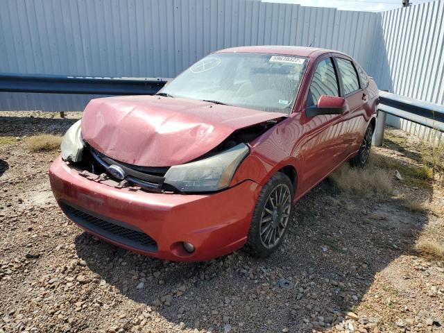 1FAHP3GN2BW153678 - 2011 FORD FOCUS SES RED photo 2