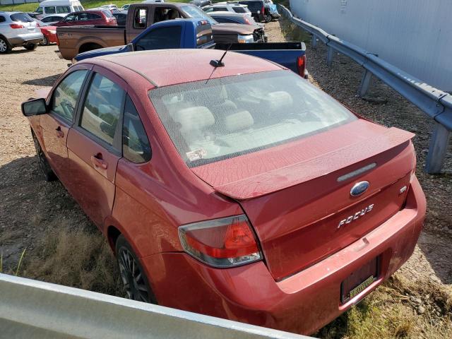 1FAHP3GN2BW153678 - 2011 FORD FOCUS SES RED photo 3