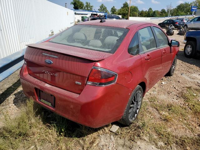 1FAHP3GN2BW153678 - 2011 FORD FOCUS SES RED photo 4