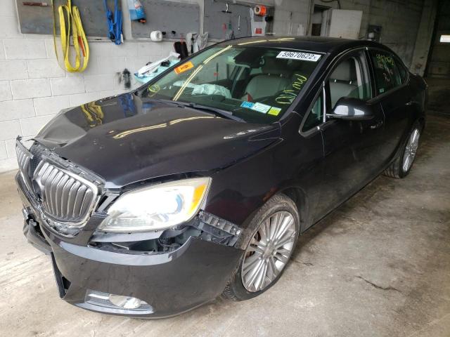 1G4PR5SK5D4247976 - 2013 BUICK VERANO CON BLACK photo 2