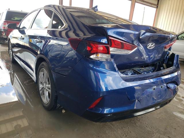 5NPE34AF0JH692451 - 2018 HYUNDAI SONATA SPO BLUE photo 3