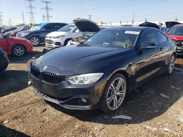 WBA3R5C5XEK189157 - 2014 BMW 435 XI BLACK photo 2